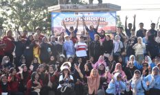 Bupati Lampung Timur Ela Siti Nuryamah Ikuti Car Free Day dan Senam Bersama SPPG se-Kecamatan Sukadana