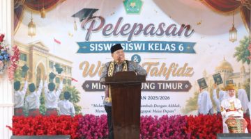 Wakil Bupati Lampung Timur Azwar Hadi Hadiri Pelepasan dan Wisuda Tahfidz MIN 2 Lampung Timur